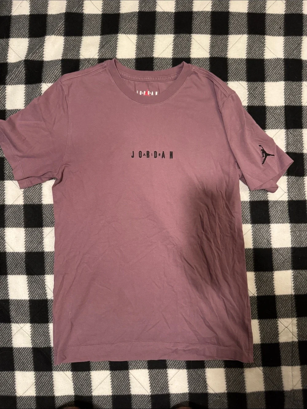 Jordan Mauve Short Sleeve Tee with Subtle Logo